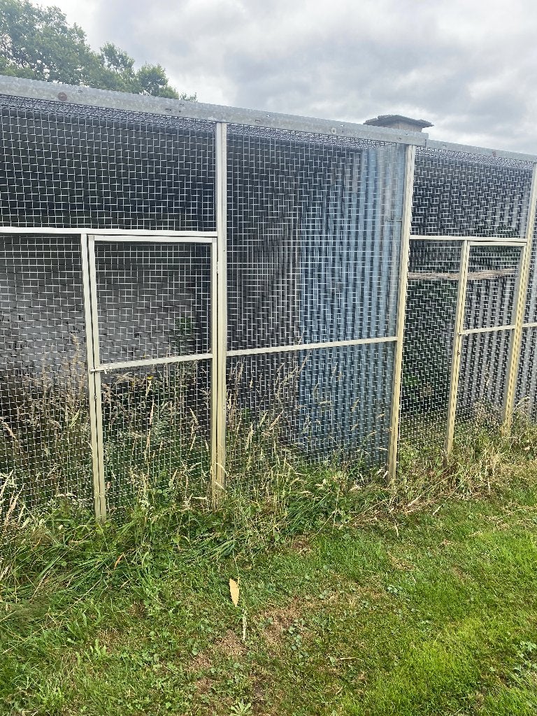 Voliere panelen en deuren, Ophalen, Gebruikt, Aluminium, Volière