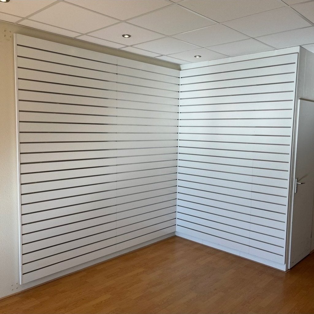 Nette Witte Slatwall / Lamellenwand Panelen, Ophalen of Verzenden, Niet ingevuld, Niet ingevuld, Niet ingevuld