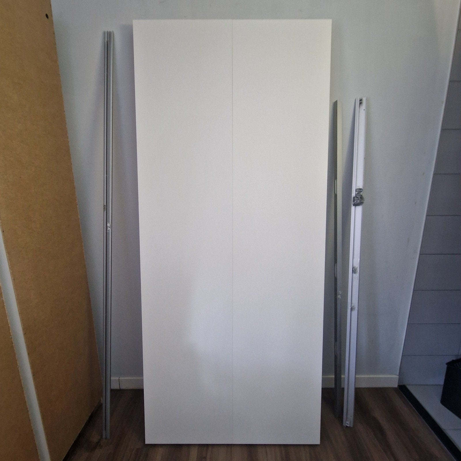 Witte HASVIK schuifdeuren voor IKEA PAX (2 stuks), Ophalen, Modern, Scandinavisch, 200 cm of meer, 150 tot 200 cm