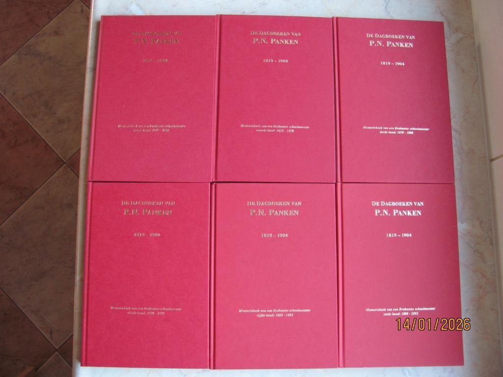 NIEUW 6-delige serie DE DAGBOEKEN VAN P.N. PANKEN Meurkens, Boeken, Geschiedenis | Stad en Regio, P.N. Panken, P. Meurkens, 19e eeuw