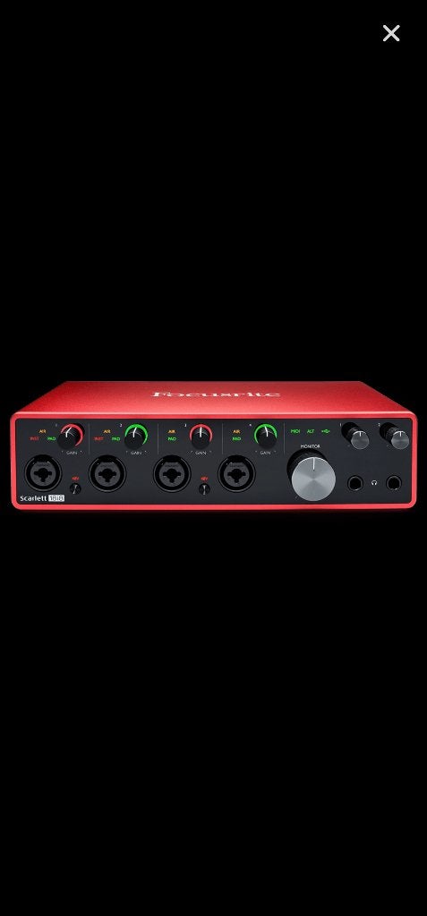 Scarlett Audio Interface, Ophalen of Verzenden, Zo goed als nieuw, Overige typen