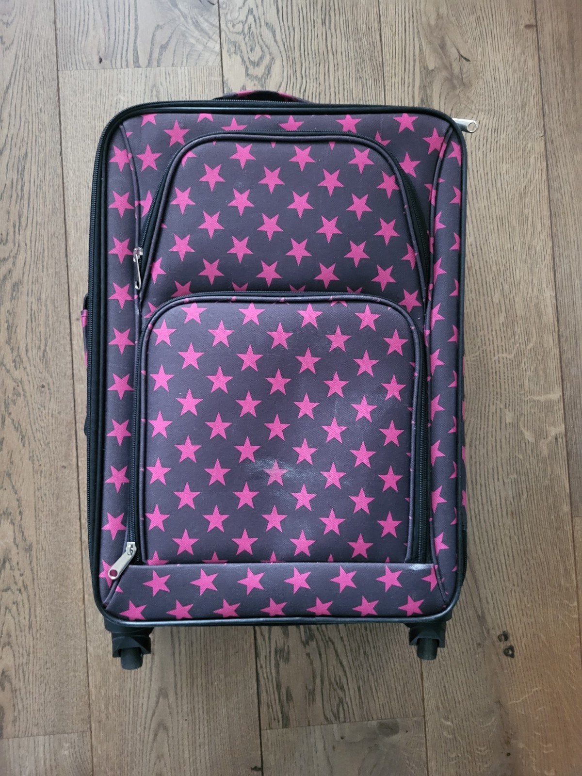 Leuke reiskoffer met sterrenpatroon - Handbagage formaat, Ophalen