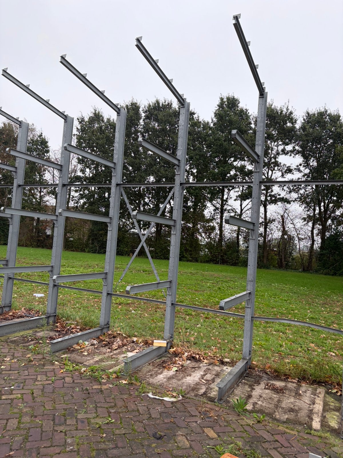 Nette gegalvaniseerde draagarmstelling stelling stellingen, Ophalen, Zo goed als nieuw, IJzer