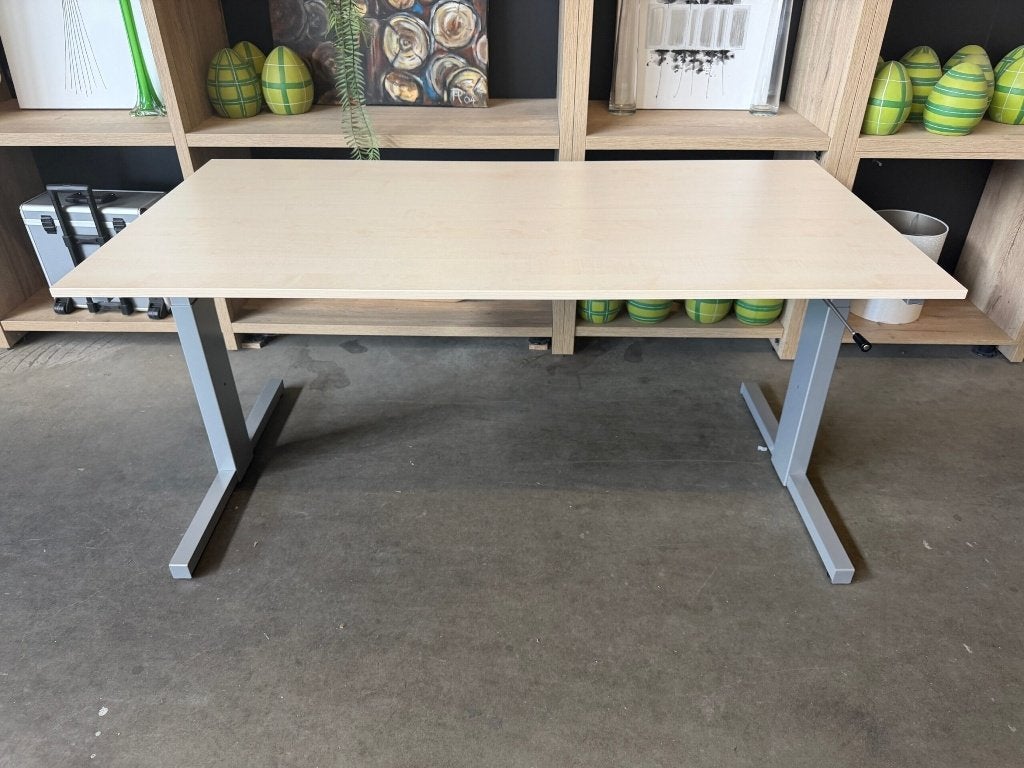 Verstelbaar bureau met slinger en kabelgoot, 20 st