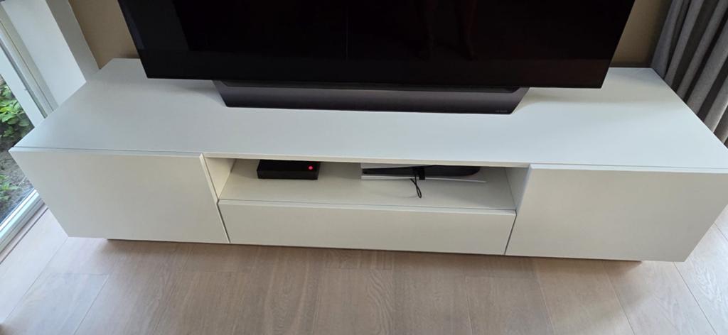 TV-meubel Goossens Wonen, Ophalen, Gebruikt, 150 tot 200 cm, Minder dan 100 cm
