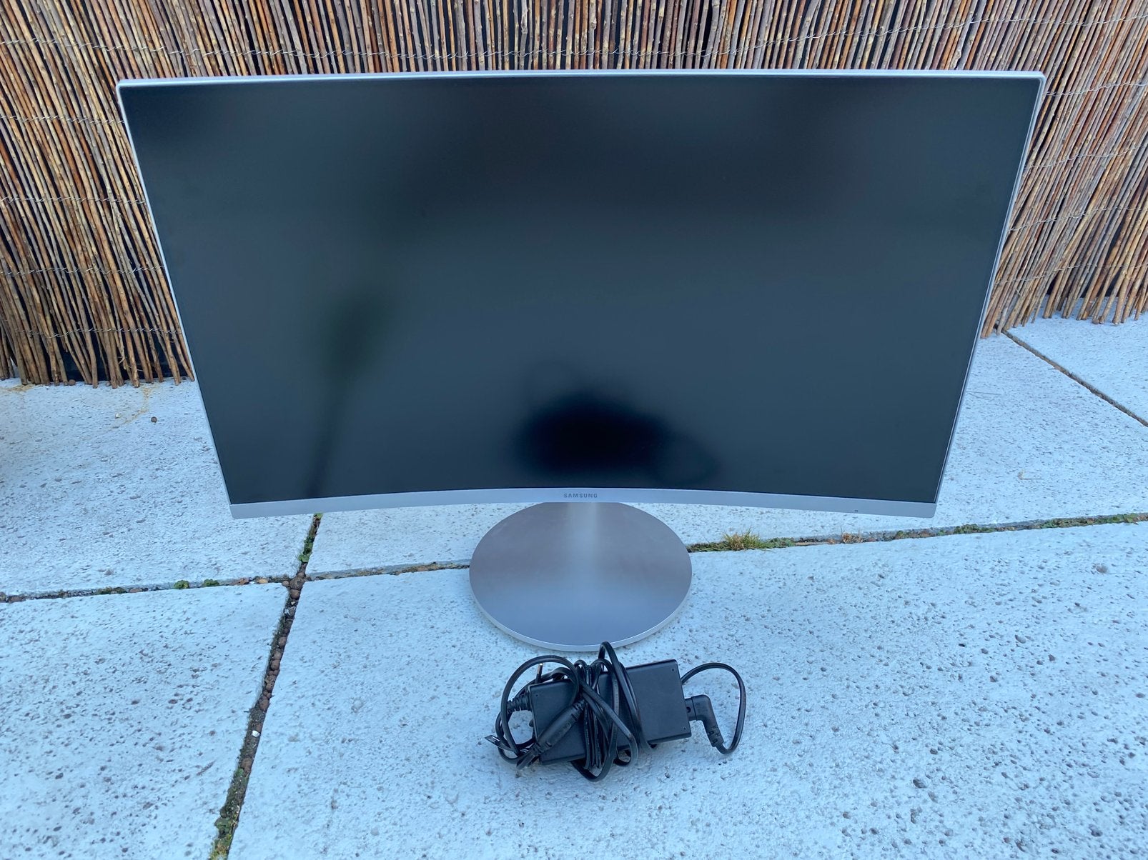 Samsung C27F591F wit/zilver curved screen, Computers en Software, HDMI, Full HD, Zo goed als nieuw, Overige typen