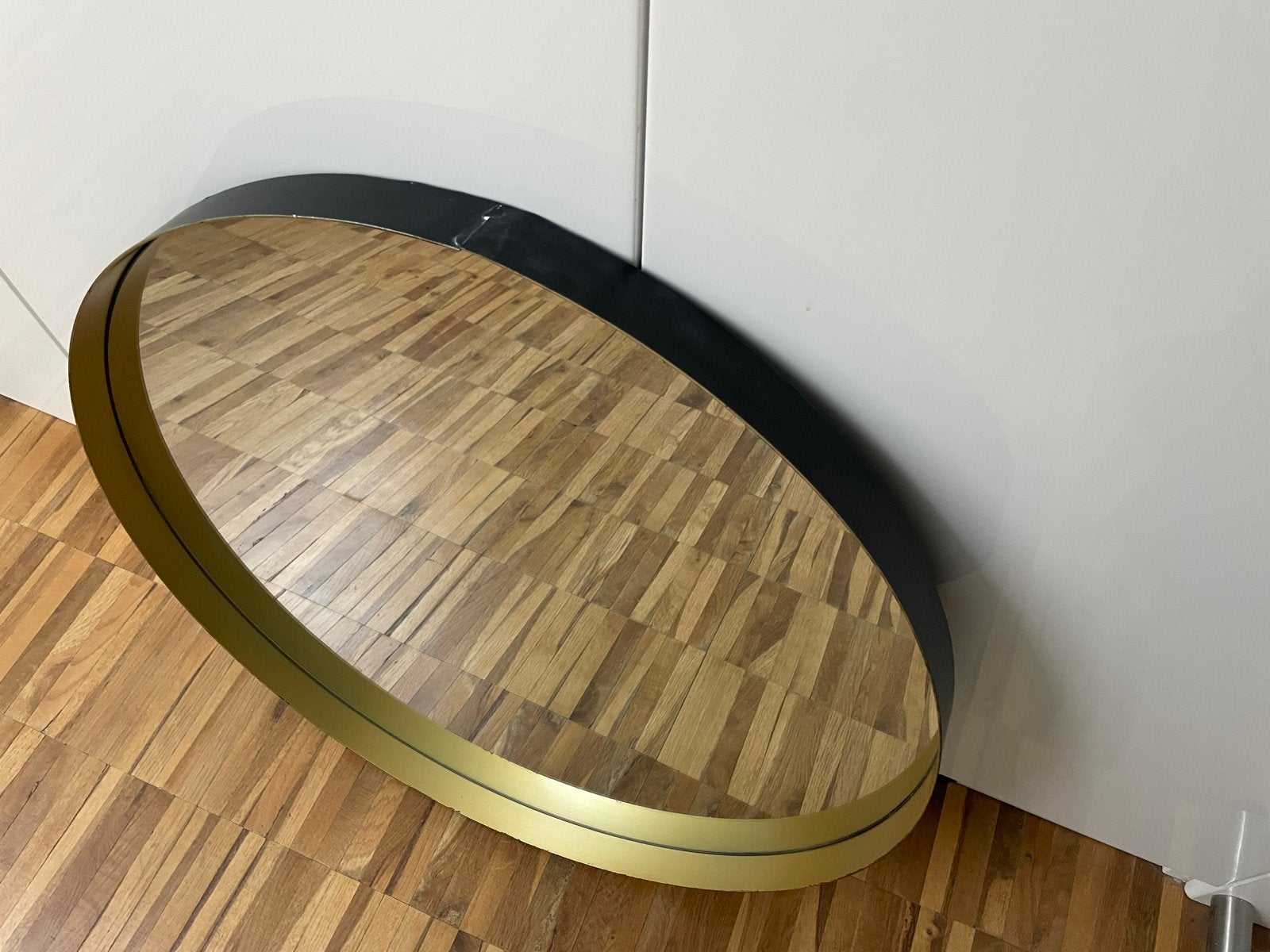 Grote ronde wandspiegel - Hotel Chique stijl, Huis en Inrichting, Ophalen of Verzenden, Zo goed als nieuw, Rond, 75 tot 100 cm