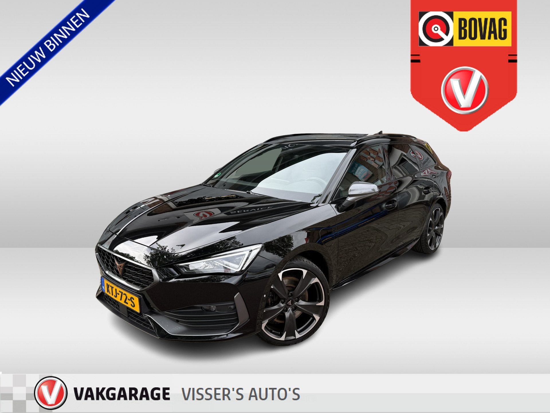CUPRA Leon Sportstourer 1.4 e-Hybrid VZ Business 245PK | app, Auto's, 77 km/l, Gebruikt, 4 cilinders, Leon