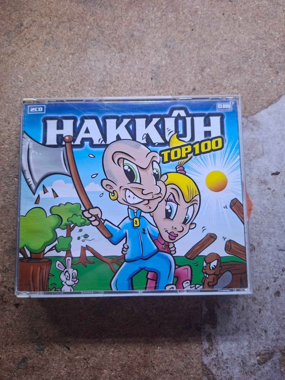 Hakkûh Top 100 - 2CD Hardcore/Gabber verzamelalbum, Gebruikt, Hardcore, Ophalen of Verzenden, Verzamelalbum