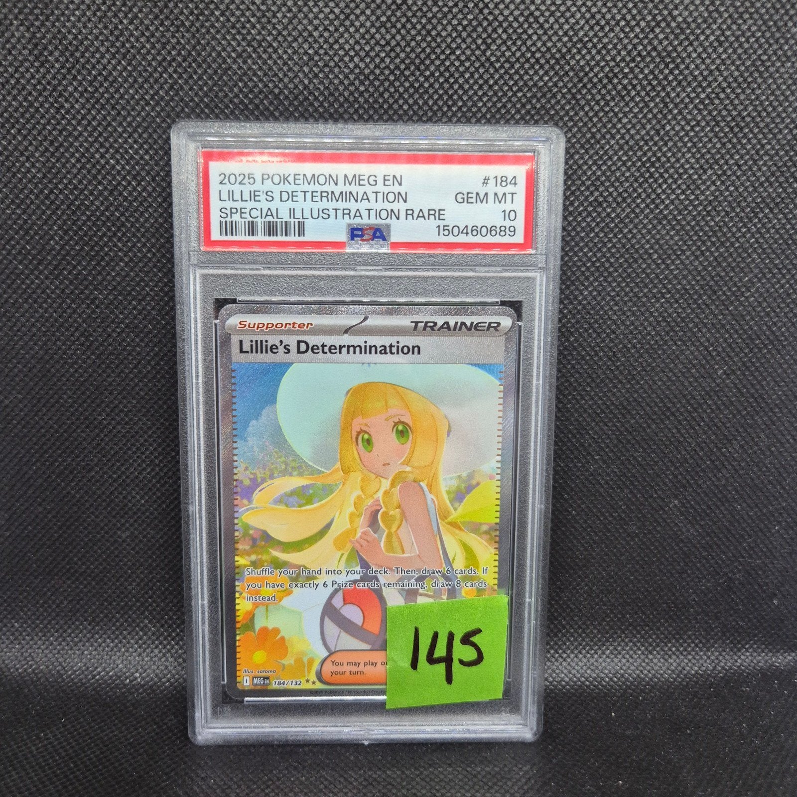 Lillie's Determination Special Illustration Rare Meg PSA 10, Ophalen of Verzenden, Zo goed als nieuw