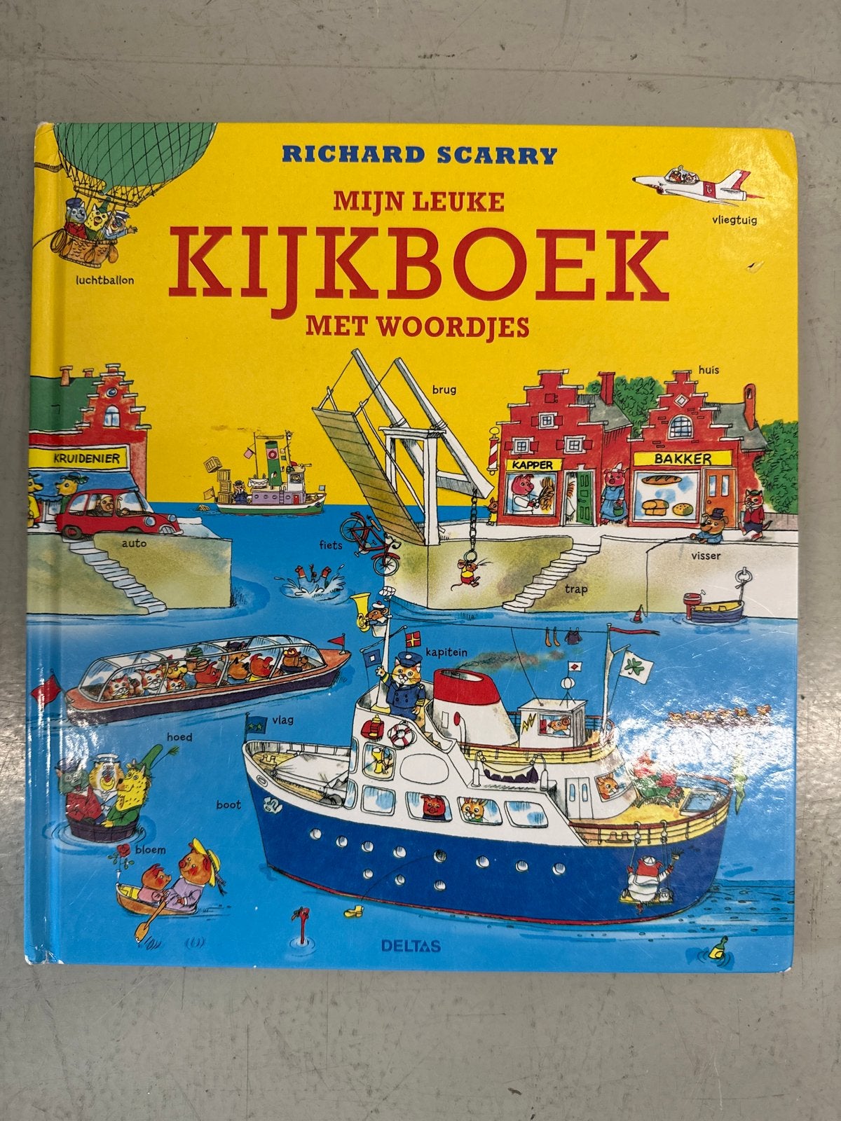 Richard Scarry: Mijn Leuke Kijkboek met Woordjes, Gelezen, Non-fictie, Jongen of Meisje, Ophalen of Verzenden