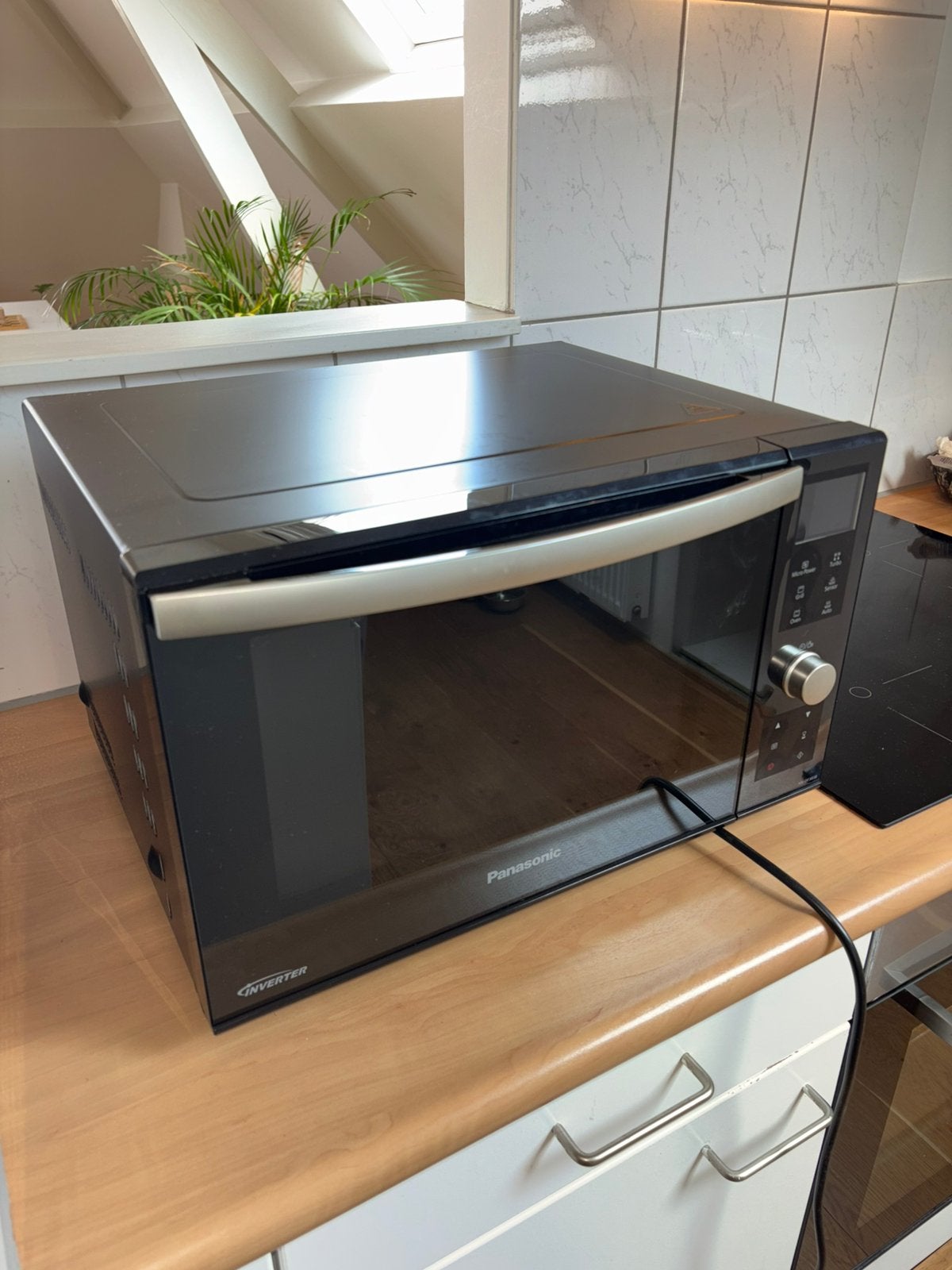 Panasonic NN-DF383BEPG combimagnetron, Combimagnetron, Grill, Ophalen of Verzenden, Zo goed als nieuw