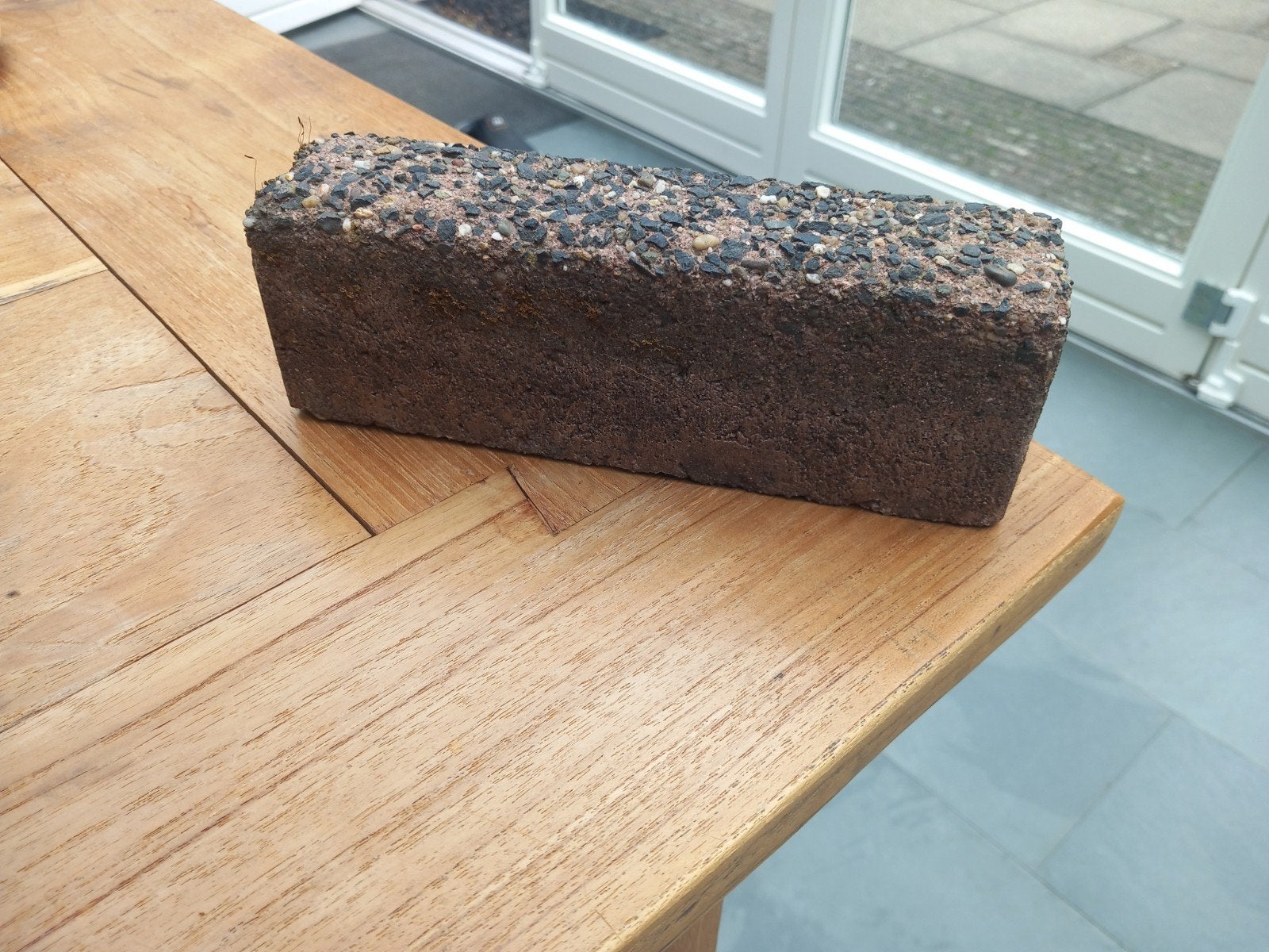 Ruim 400 klinkers 20 x 7 x 5 cm, Ophalen, Gebruikt, Beton, Klinkers