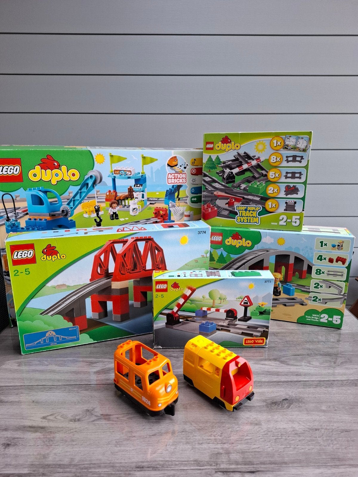 lego duplo treinen, Ophalen, Gebruikt, Handmatig, Overige merken