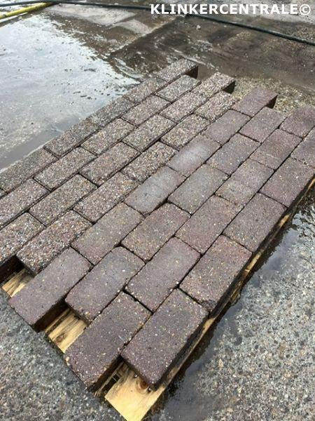 2.500m2 heide, grijs, antraciet betonklinkers 21x10,5x7/8cm, Bij dit gebruikte product niet te achterhalen, Gebruikt, Verzenden