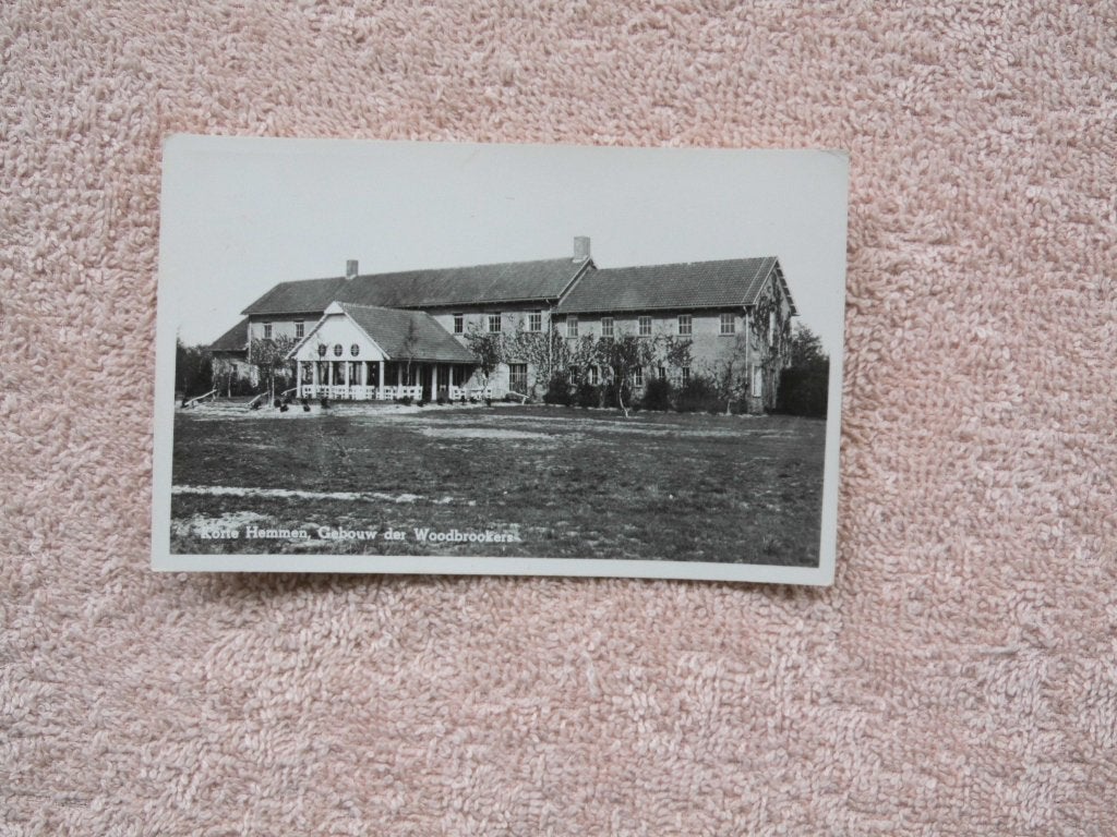 Korte Hemmen , gebouw der Woodbrookers . Bij Drachten, Ophalen of Verzenden, 1940 tot 1960, Ongelopen, Friesland