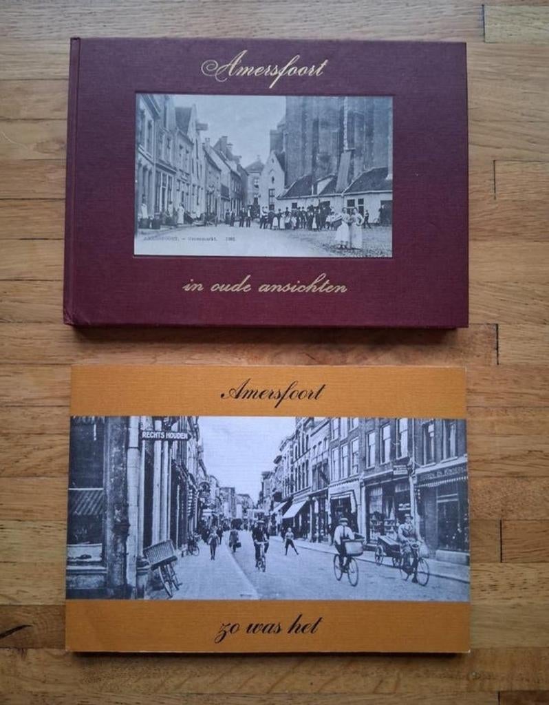 2 fotoboeken Amersfoort in oude ansichten en verhalen, Ophalen of Verzenden, Zo goed als nieuw