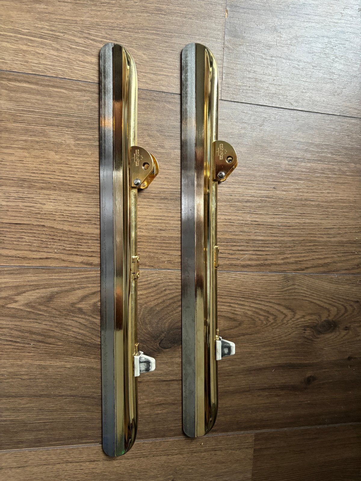 2 sets Maple Gold schaatsbuizen - geslepen en gerond, Ophalen of Verzenden, Gebruikt, Noren, Maple