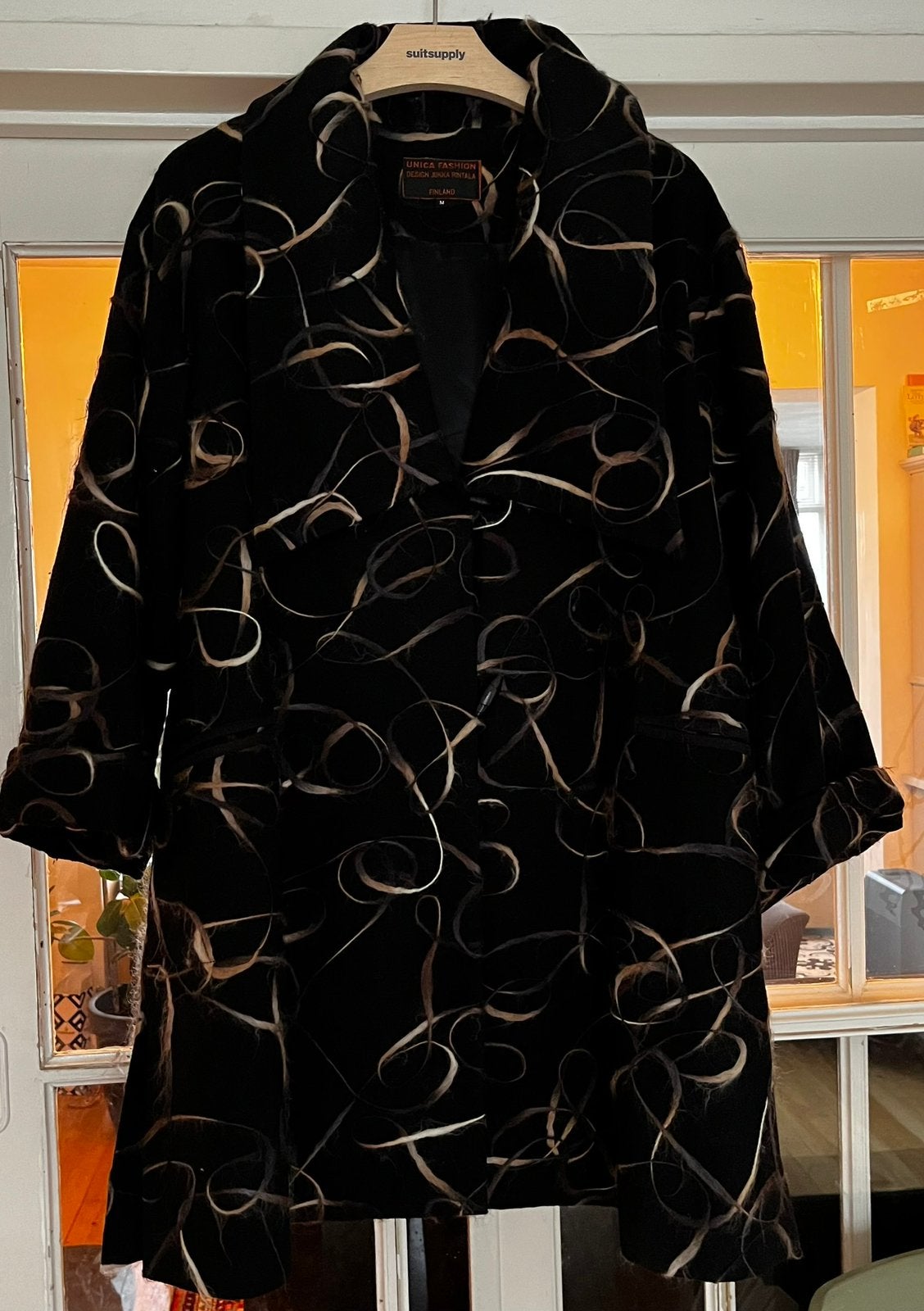 Jas design, Ophalen of Verzenden, Zo goed als nieuw, Maat 38/40 (M)