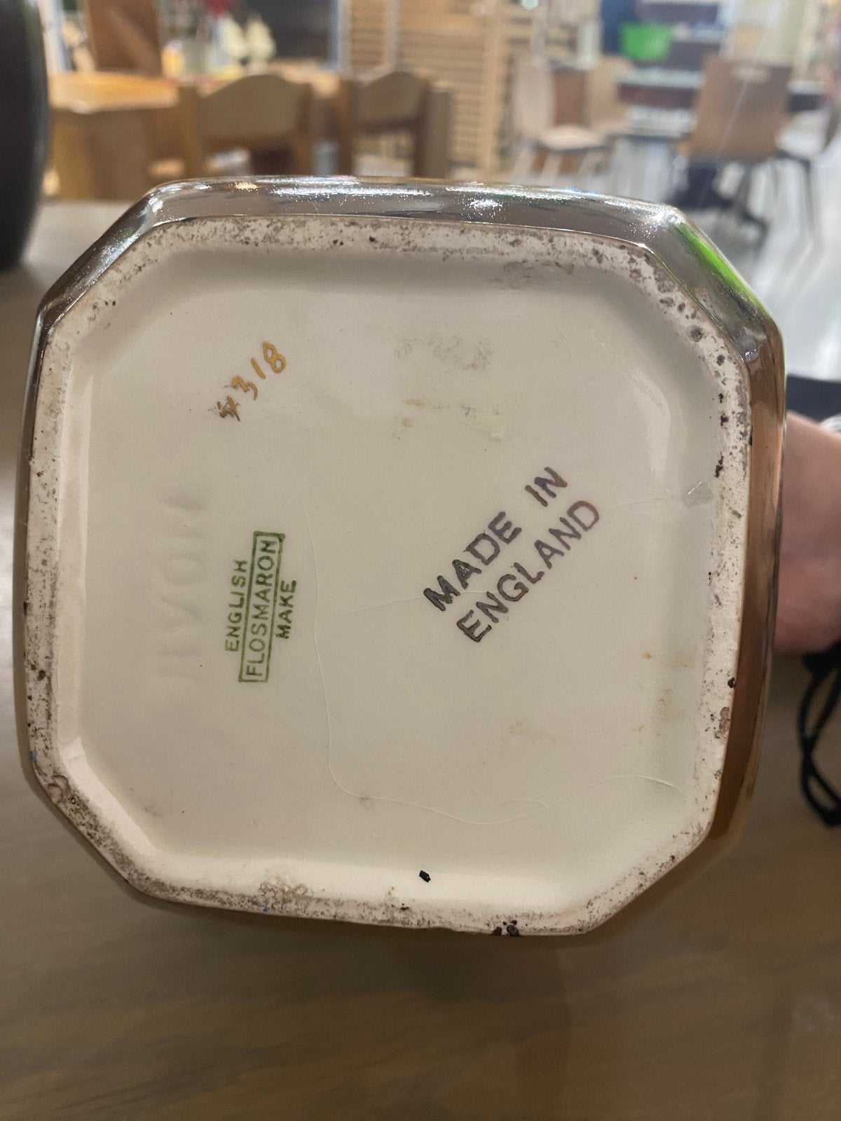 Antieke Engelse Flosmaron koektrommel, Made in England, Ophalen