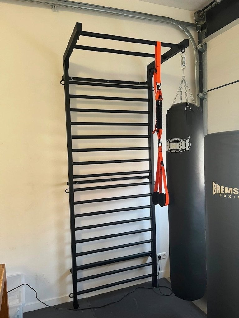 Thuisgym set – Artimex wandrek + bokszak + optrekhulp, Ophalen, Zo goed als nieuw, Benen, Oprekstang