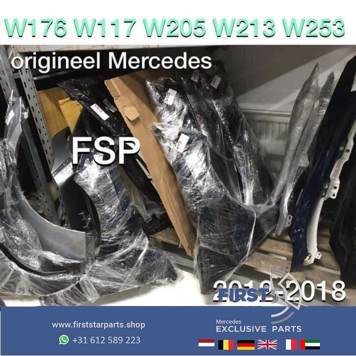Zijscherm Mercedes links rechts A C CLA E GLC Klasse scherm, Gebruikt, -, Ophalen of Verzenden, Spatbord