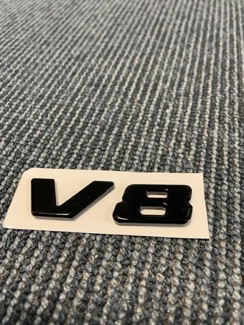 v8 logo v8 embleem g-klasse g63 amg ML GL GLE GLC W166 W463, Ophalen of Verzenden