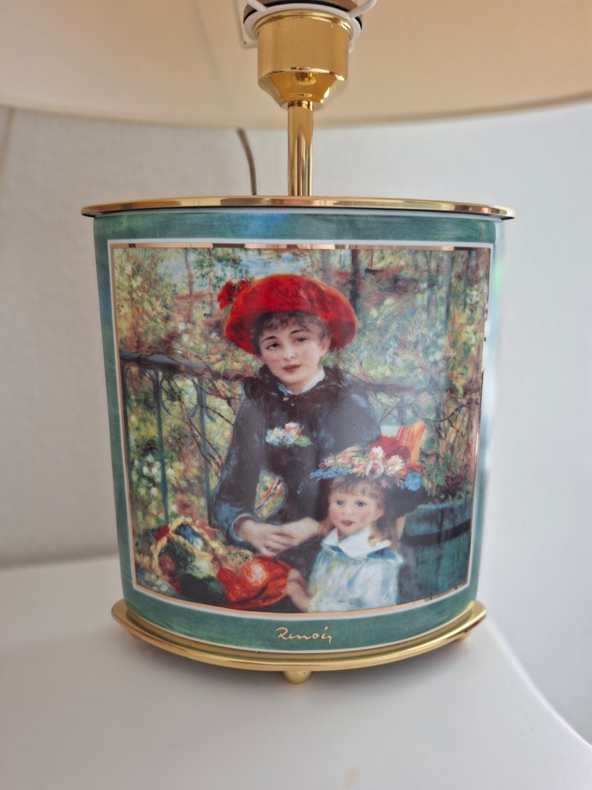 Goebel Artis Orbis Renoir 'Deux Soeurs' Tafellamp, Antiek en Kunst, Ophalen of Verzenden