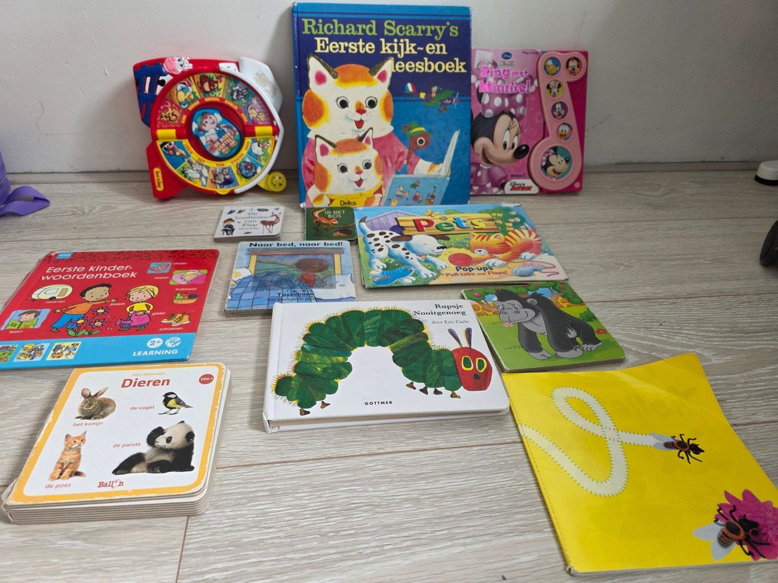 Diverse Kinderboeken: Interactief, Kijk- en Leesboeken, Ophalen, Gelezen, Uitklap-, Voel- of Ontdekboek, 2 tot 3 jaar