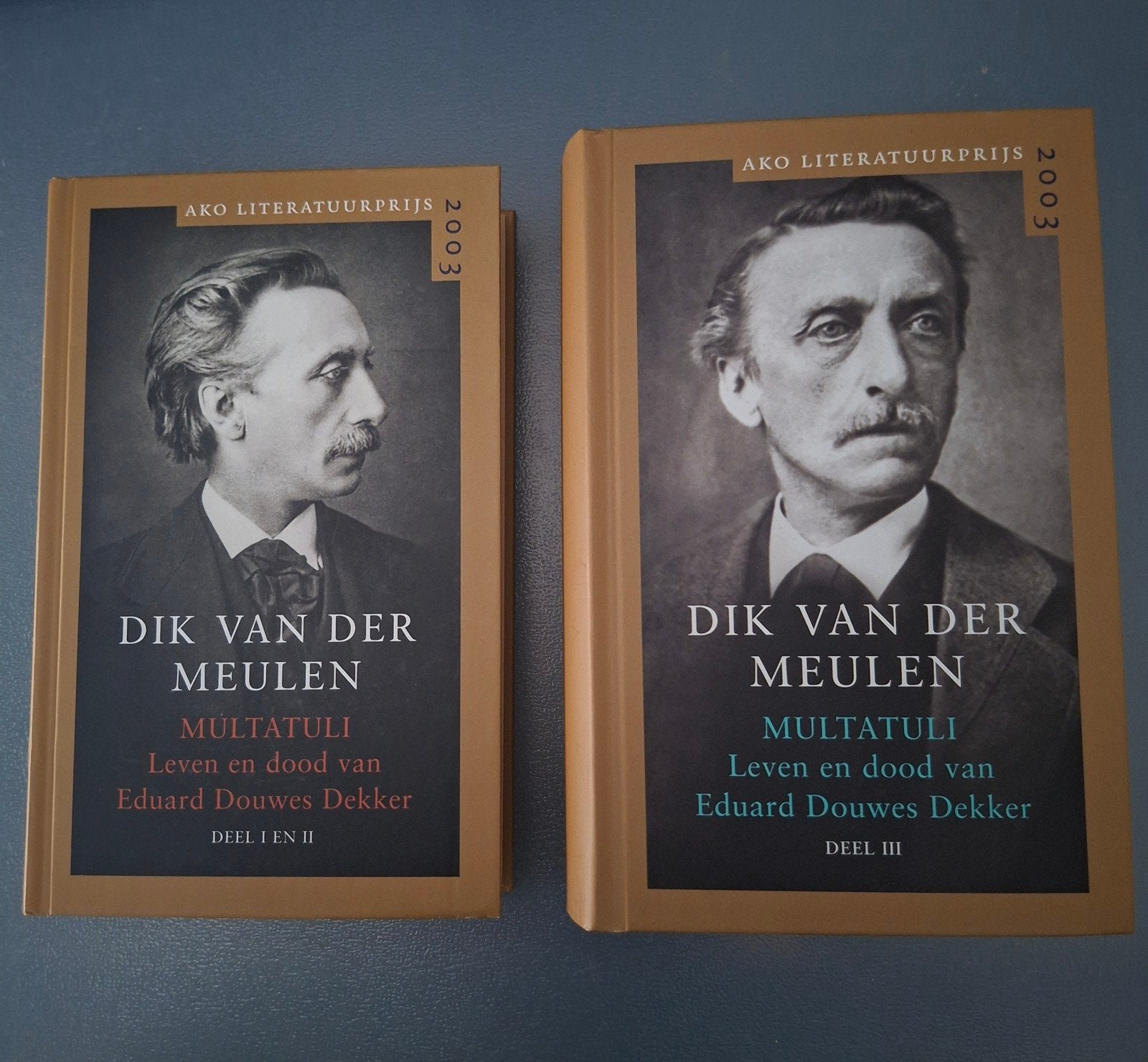 Multatuli: Leven en dood van Eduard Douwes Dekker (3 delen), Ophalen of Verzenden, Zo goed als nieuw, Dik van der Meulen, Nederland