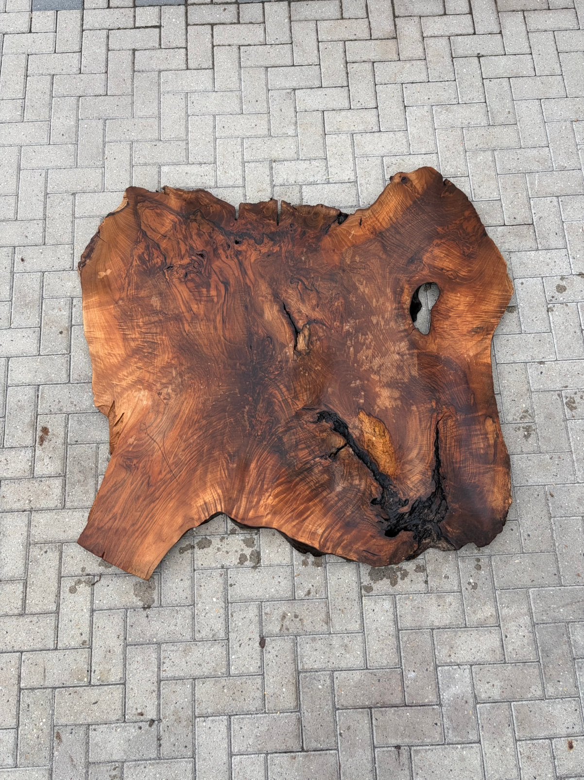 Notenhouten schaaldelen - Table slabs - Epoxy Salontafel, Minder dan 25 mm, Overige typen, Nieuw, Ophalen of Verzenden