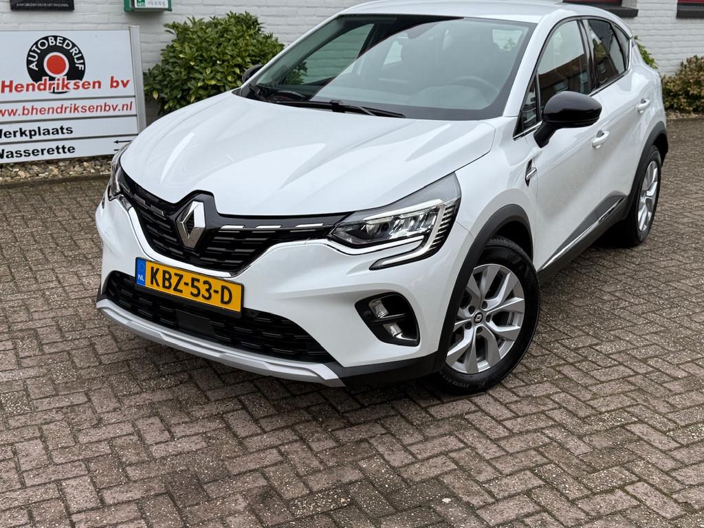 Renault Captur E-Tech Plug-In Hybrid 160pk Intens/ SOH 100%/, 77 km/l, Gebruikt, 4 cilinders, Leder en Stof
