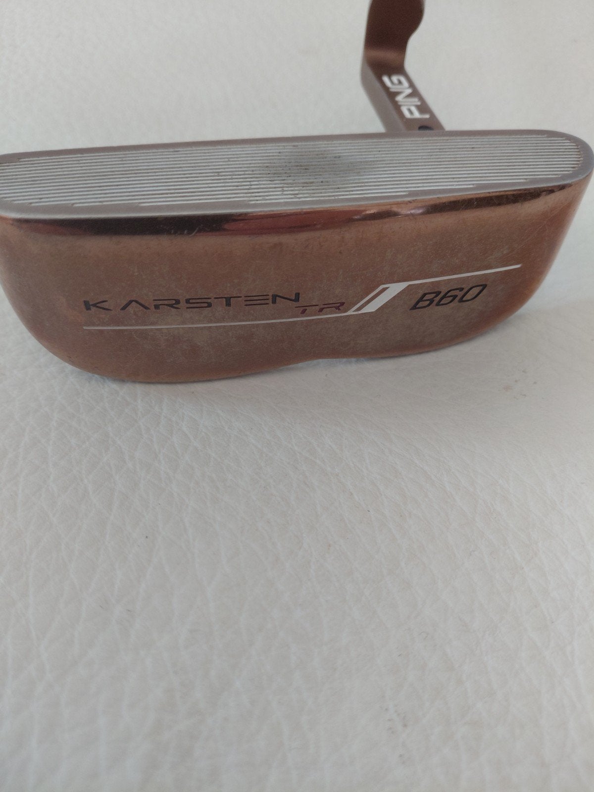 Ping B 60 putter met vrrdikte grip., Sport en Fitness, Ophalen of Verzenden, Zo goed als nieuw, Club, Ping