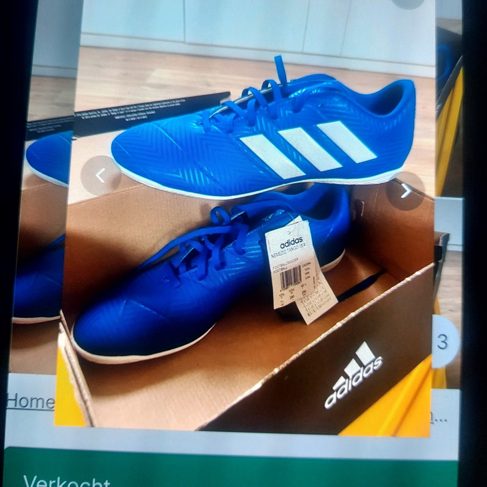 Nieuw  adidas voetbalzal  maat 45 nieuw schoenen, Ophalen of Verzenden, Nieuw
