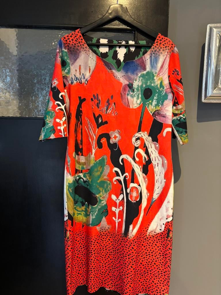 Lizzy & coco jurk maat 38/40 2 kanten draagbaar, Kleding | Dames, Jurken, Maat 38/40 (M), Overige kleuren, Ophalen of Verzenden