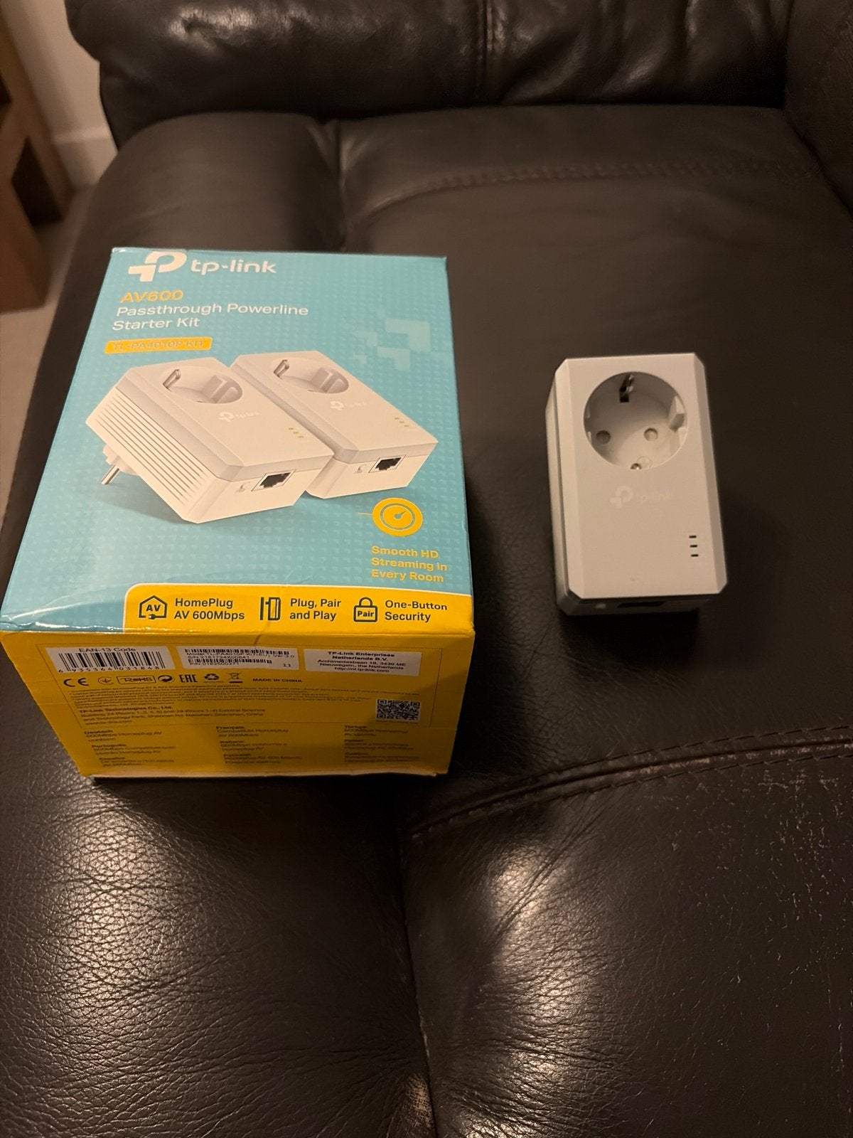 3x TP-Link AV600 Powerline Adapters met 3 internetkabels, Ophalen of Verzenden, Nieuw