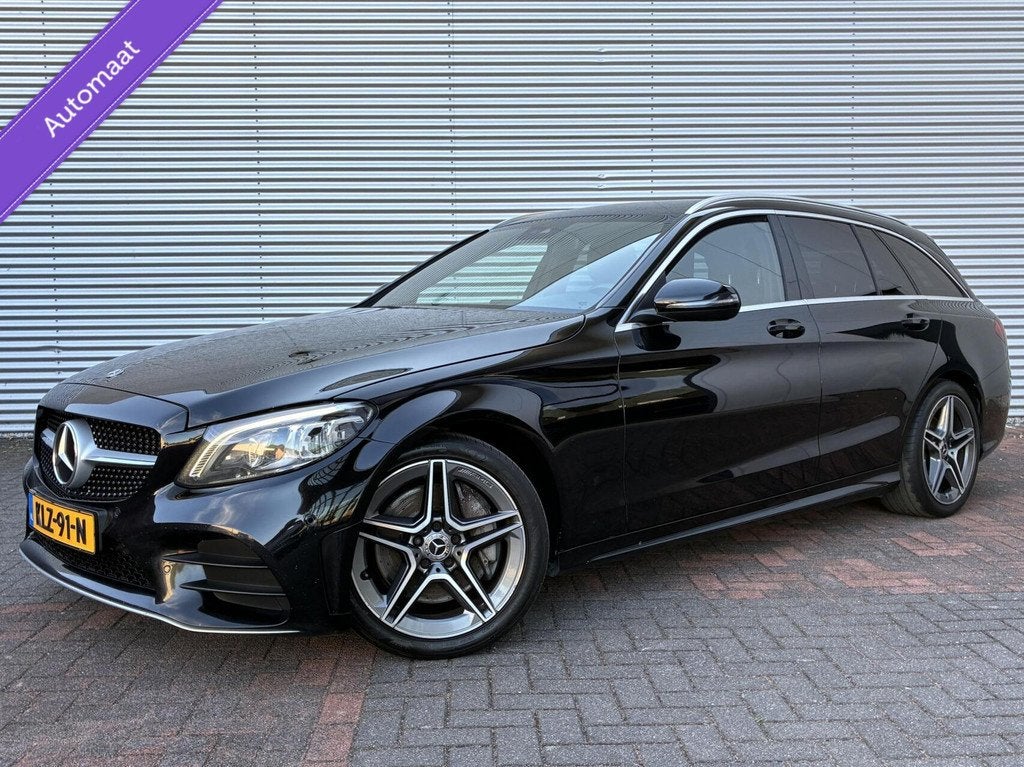 Mercedes C-klasse Estate 300 AMG CAMERA AUTOM CRUISE NAVI 18, Auto's, Automaat, Achterwielaandrijving, Gebruikt, Zwart
