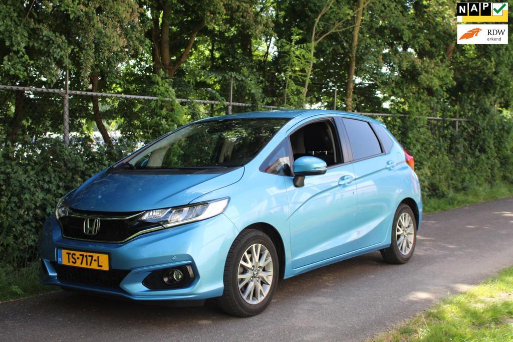 Honda Jazz 1.3 i-VTEC Elegance *Navi *Camera *Stoelverwarmin, Gebruikt, 4 cilinders, Blauw, 49 €/maand