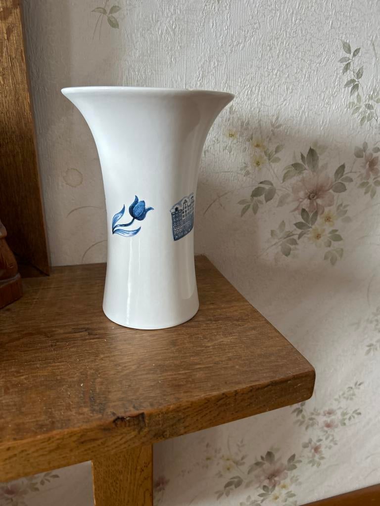 Royal Goedewaagen Delfts Blauw Vaas - Handgemaakt, Antiek en Kunst, Antiek | Vazen, Ophalen