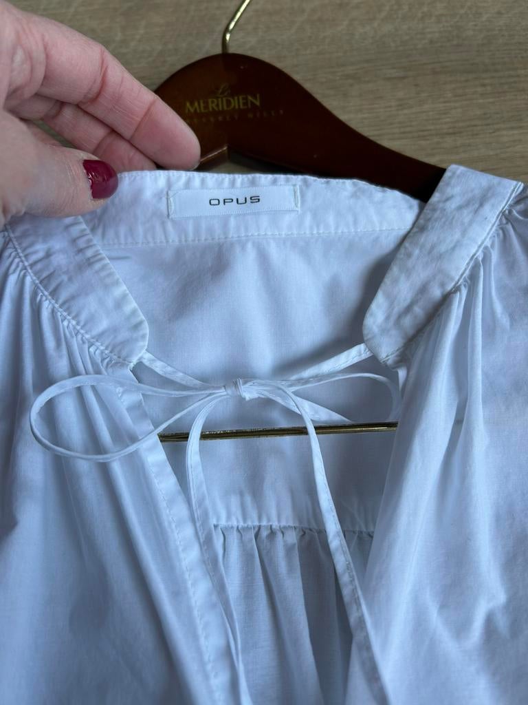 Opus blouse 40 hagelwit zgan, Ophalen of Verzenden, Zo goed als nieuw, Maat 38/40 (M), Wit
