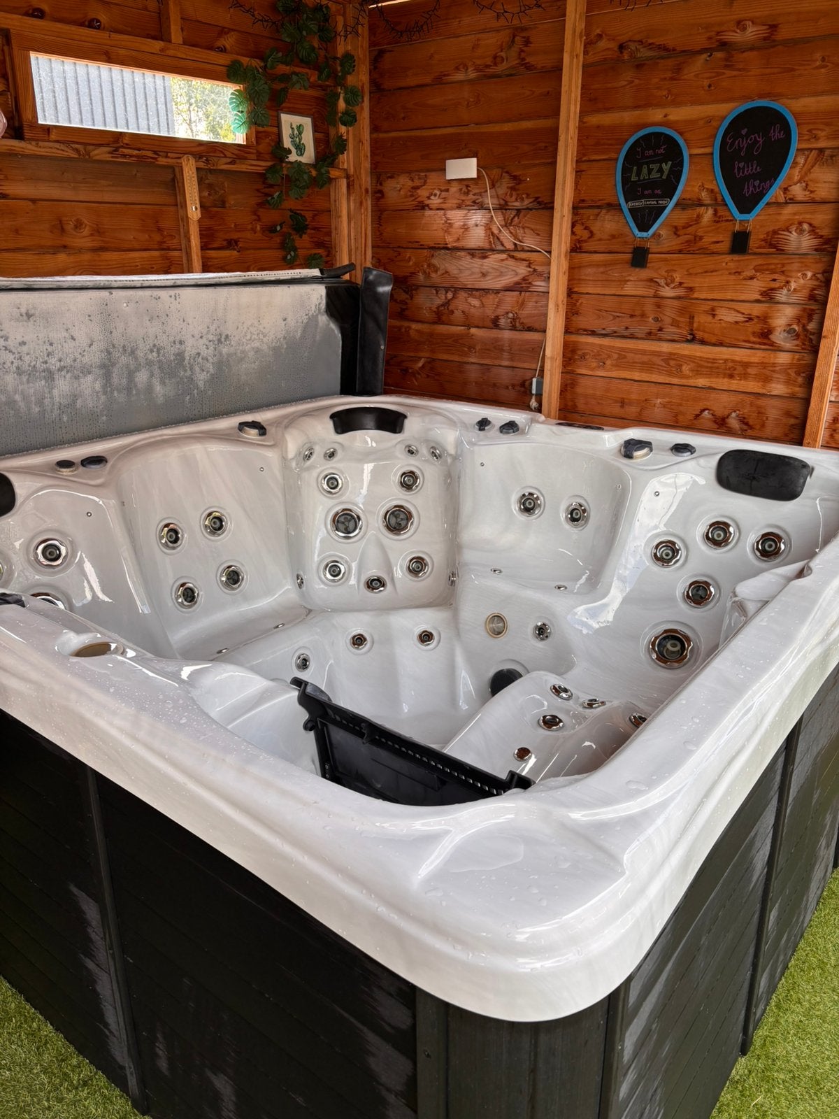 Jacuzzi mySpa Houston met afdekhoes, Tuin en Terras, Bubbelbaden en Hottubs, Ophalen, Zo goed als nieuw