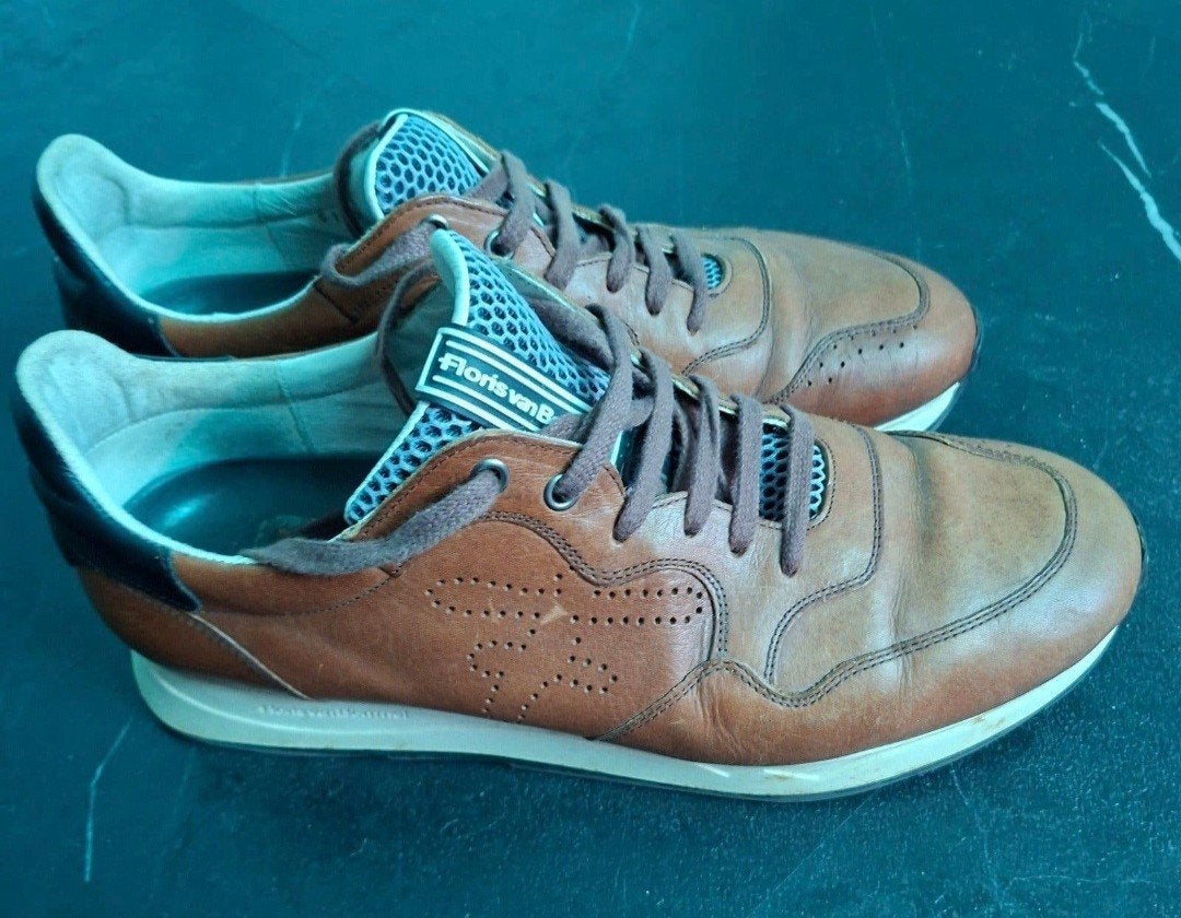 Floris van Bommel sneakers - Maat 45.5, Bruin, Floris van Bommel, Ophalen of Verzenden, Sneakers of Gympen