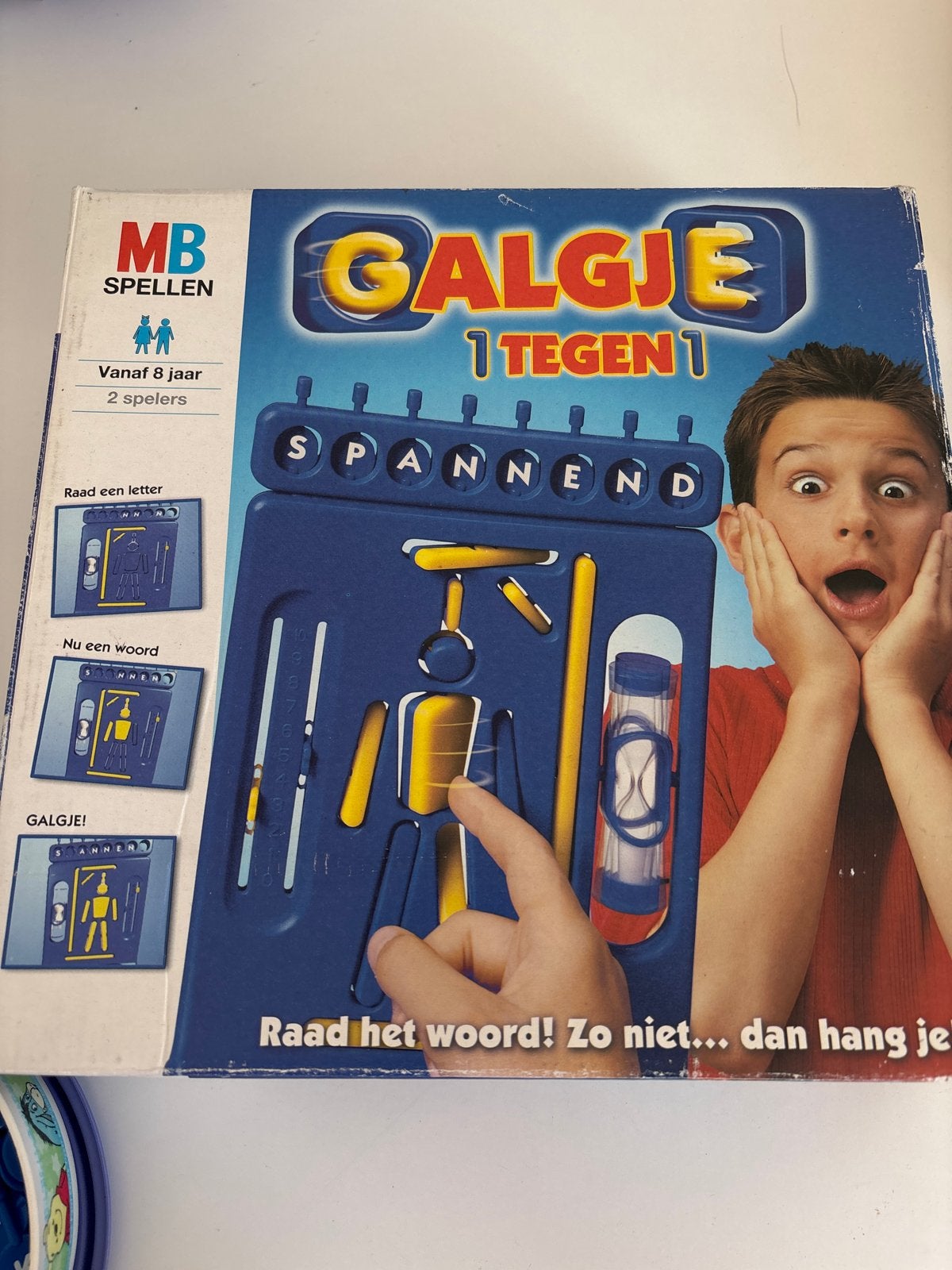 MB Spellen Galgje 1 Tegen 1 Bordspel, Een of twee spelers, Ophalen of Verzenden, Gebruikt