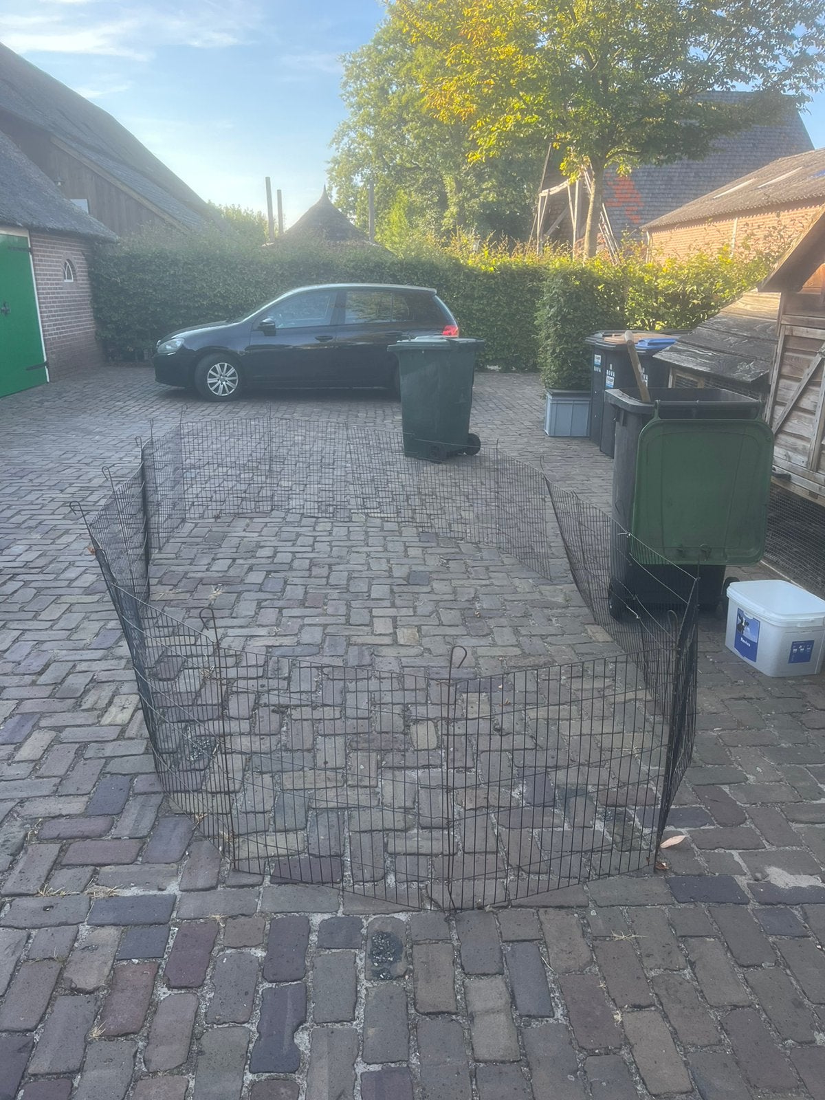 Grote verplaatsbare konijnenren, Ophalen, 110 cm of meer, 60 tot 90 cm, Zo goed als nieuw