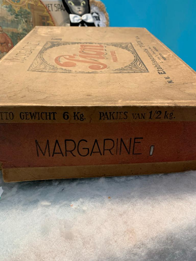 Vintage Margarine Pion Etalage Doos, Ophalen of Verzenden