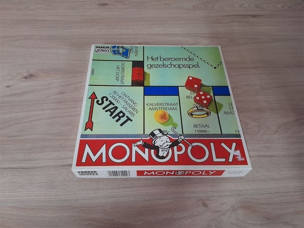 monopoly vierkante doos - s3447, Verzenden, Zo goed als nieuw