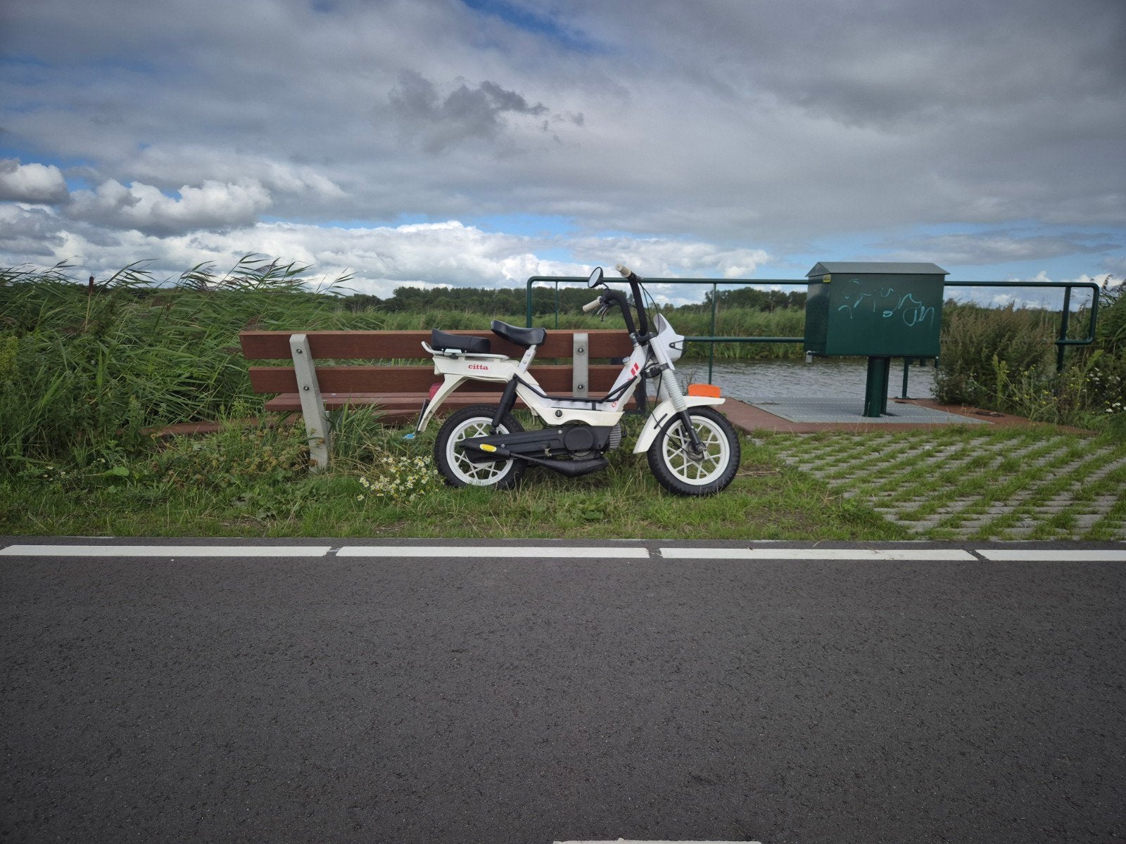Gilera Citta Eco uit 1984 in originele lak, Fietsen en Brommers, Ophalen, Tweetakt, Gebruikt, Gilera