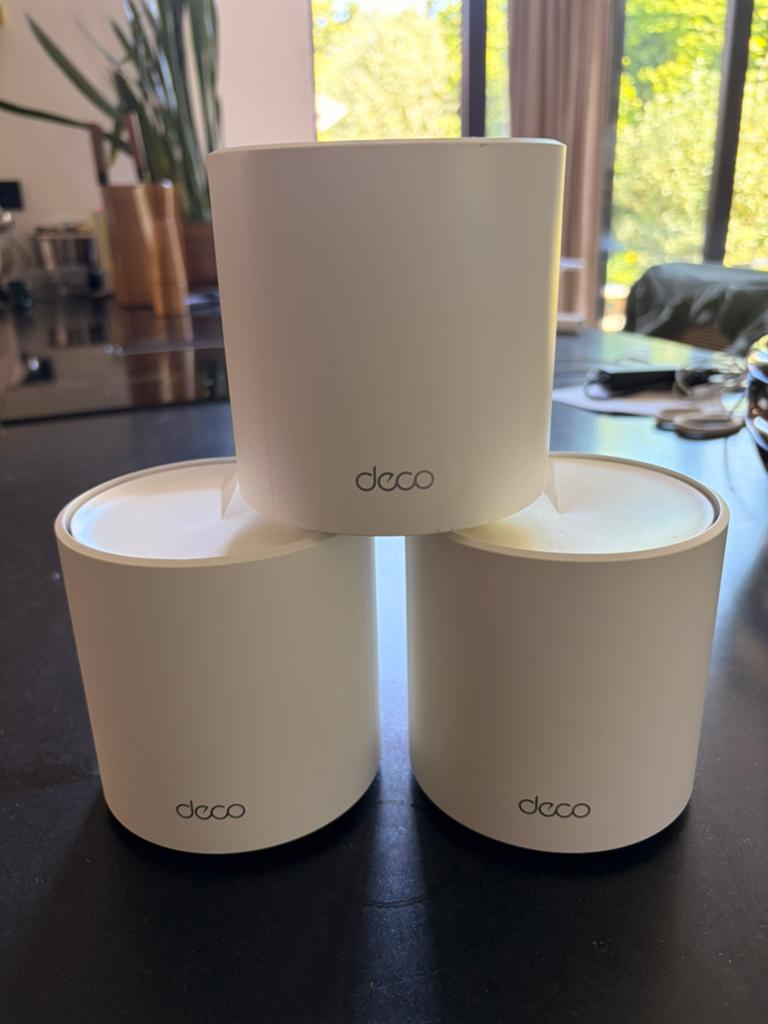3x TP-Link Deco x60 Mesh Wifi 6 systeem, Computers en Software, WiFi-versterkers, Ophalen of Verzenden, Zo goed als nieuw