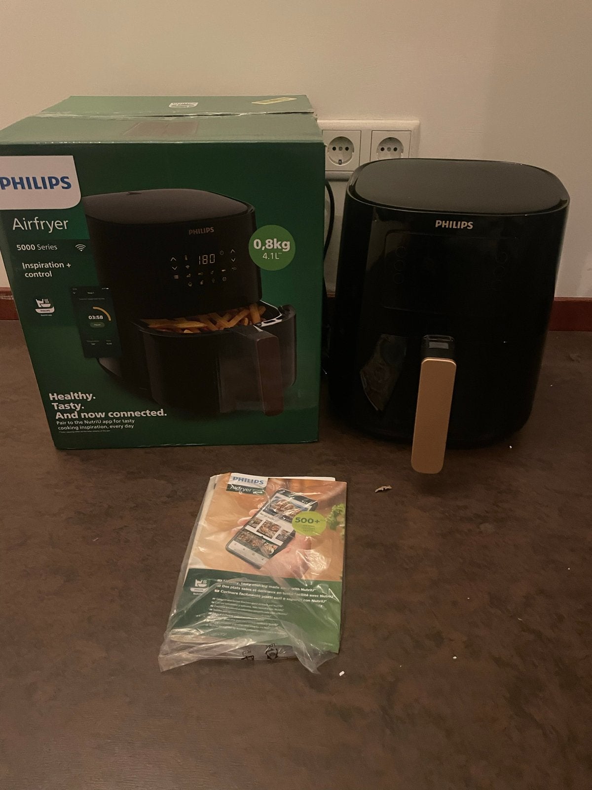 Philips Airfryer 5000 Serie - nieuw, Ophalen of Verzenden, Zo goed als nieuw, Airfryer, 750 t/m 999 gram