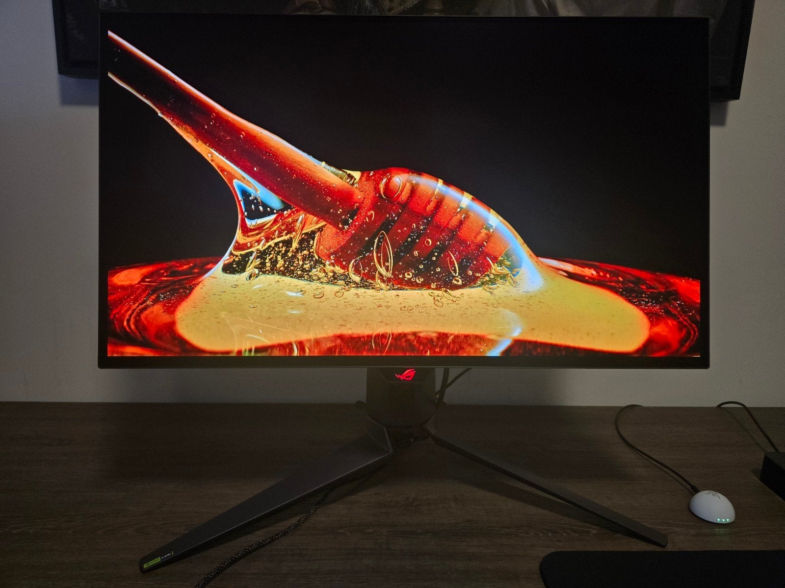 ASUS ROG Swift OLED PG27AQDP 480hz Gaming Monitor, ASUS, In hoogte verstelbaar, Minder dan 1 ms, Zo goed als nieuw